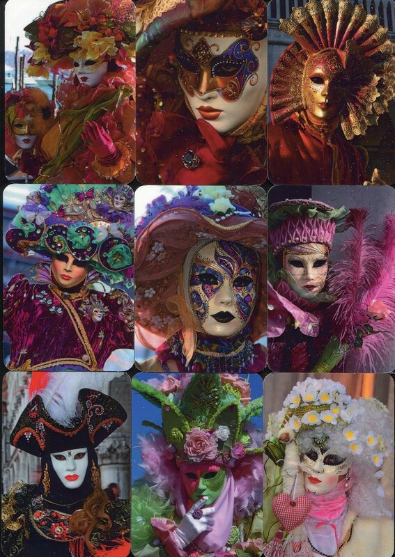 Серия календарей «Веницианский карнавал» 26 штук 2019 год