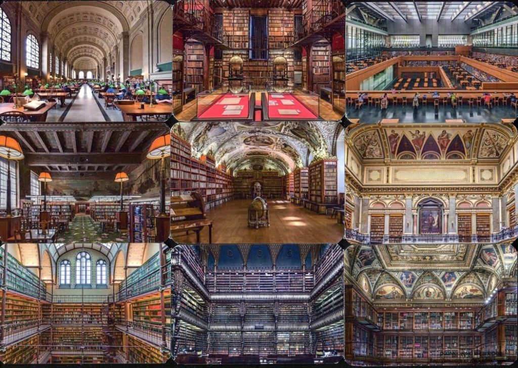 Серия календарей «Самые красивые библиотеки мира» 20 штук 2019 год