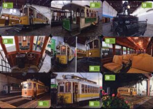 Серия календарей «Музей трамваев в Португалии» 22 штуки 2020 год