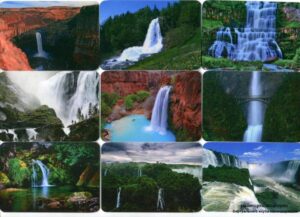 Серия календарей «Водопады» 12 штук 2013 год