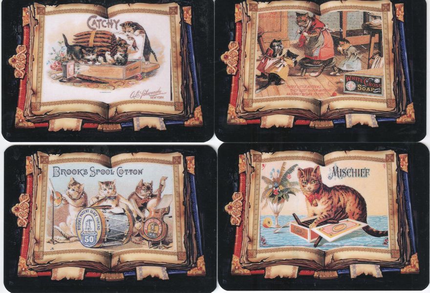 Серия календарей "Кошки на старинных открытках" 12 штук 2011 год