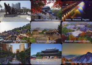 Серия календарей «Достопримечательности Южной Кореи» 20 штук 2020 год