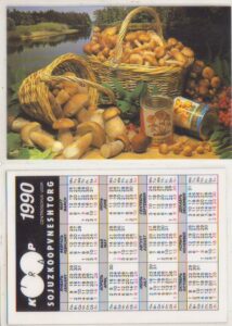 карманный календарь гриб